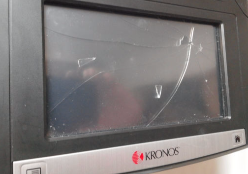 Damaged Touchscreen Intouch Clock
